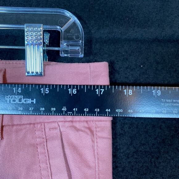 LOFT Outlet Womens Pants Pink Mid Rise Modern Roll Cuff Chino Stretch 8 - Picture 7 of 12